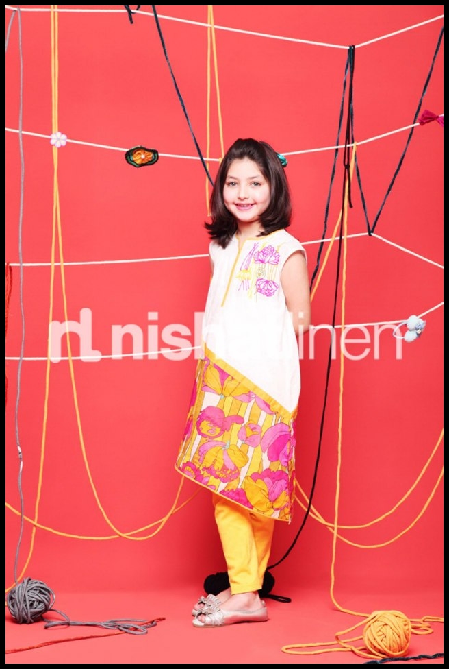 Nishat linen sales baby girl dresses